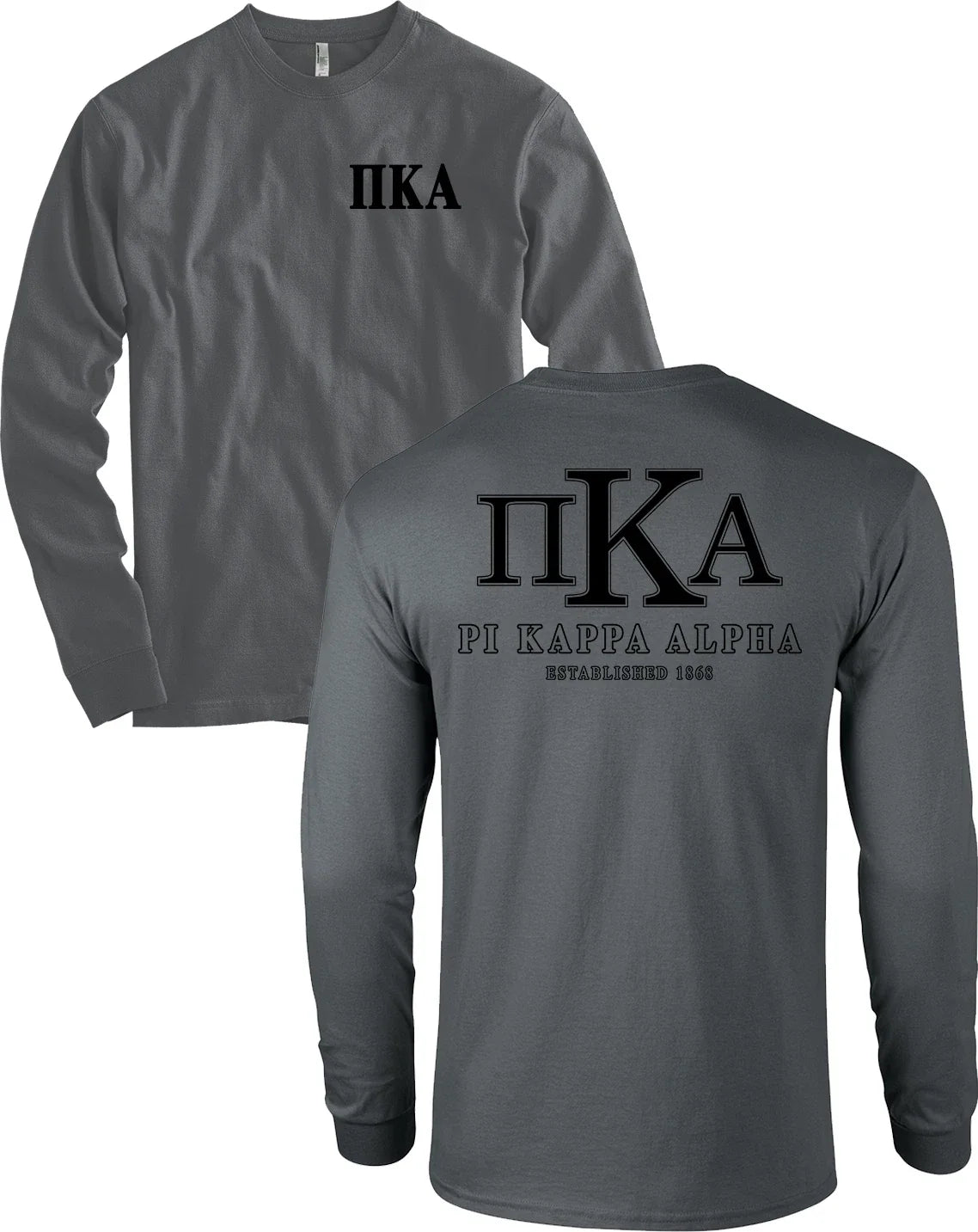 Pi Kappa Alpha Fraternity Bella + Canvas Long Sleeve PIKE Shirt - NEW Unisex T-shirt, Sweatshirt, Hoodie, Long Sleeve Tee - T-Shirt, Sweatshirt, Hoodie