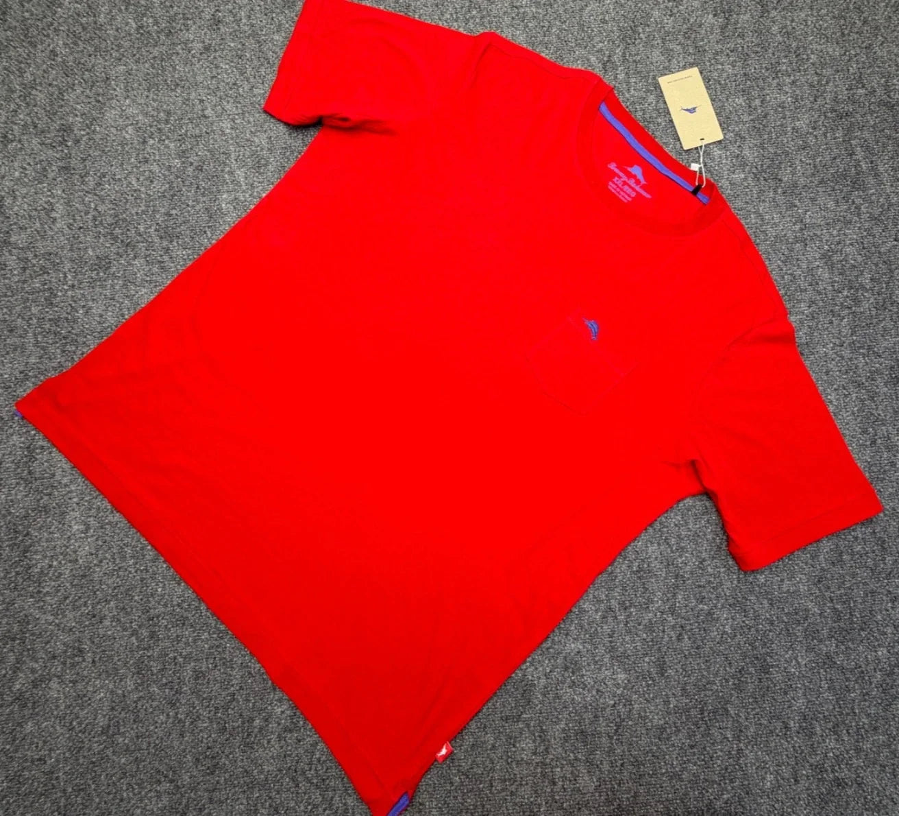 Tommy Bahama Pocket T Shirt Mens XXL NEW Marlin Logo Cotton Tee Red Blue Gray Unisex T-shirt, Sweatshirt, Hoodie, Long Sleeve Tee - T-Shirt, Sweatshirt, Hoodie