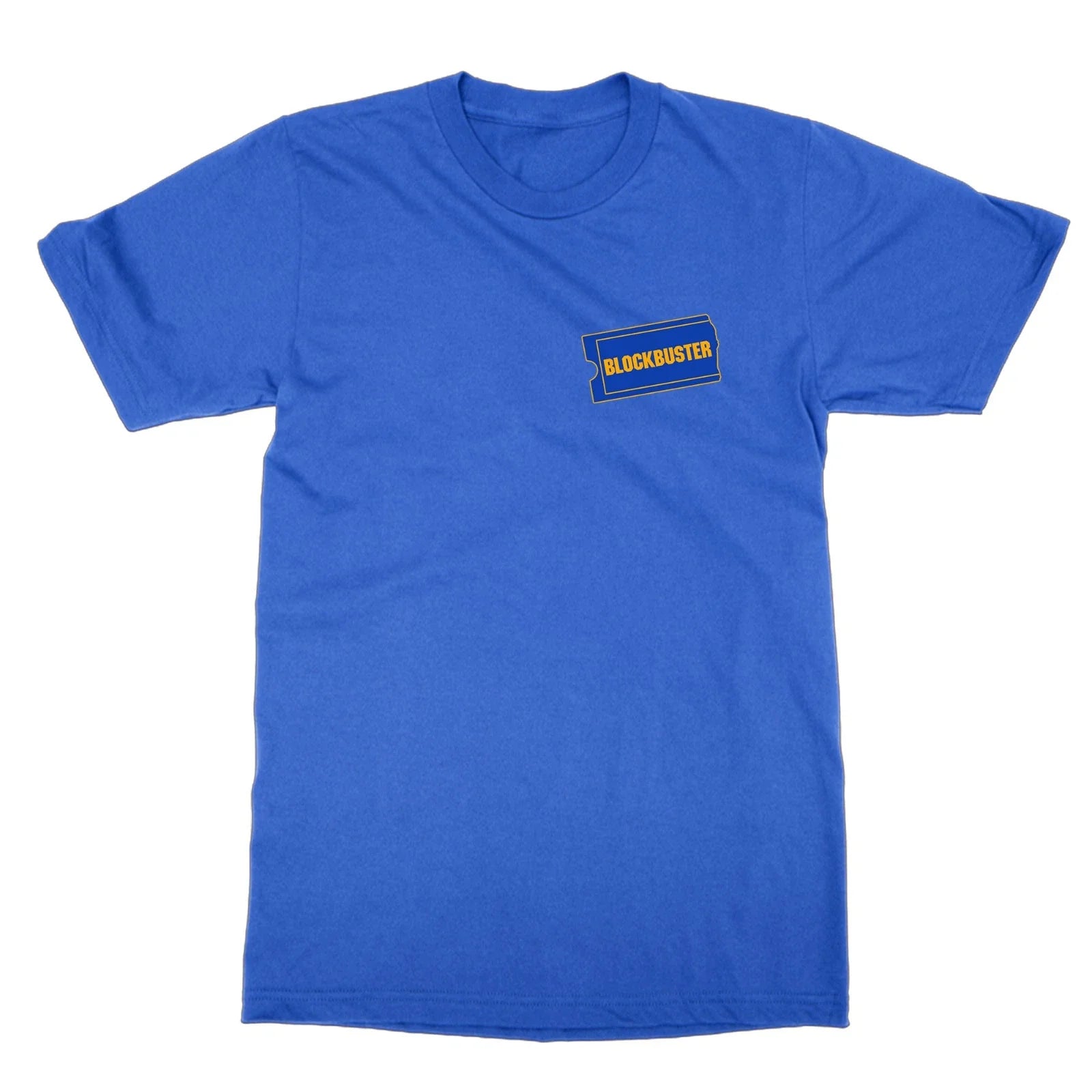 Blockbuster BADGE logo t-shirt retro tee 90s movie film video gift for dad Unisex T-shirt, Sweatshirt, Hoodie, Long Sleeve Tee - T-Shirt, Sweatshirt, Hoodie
