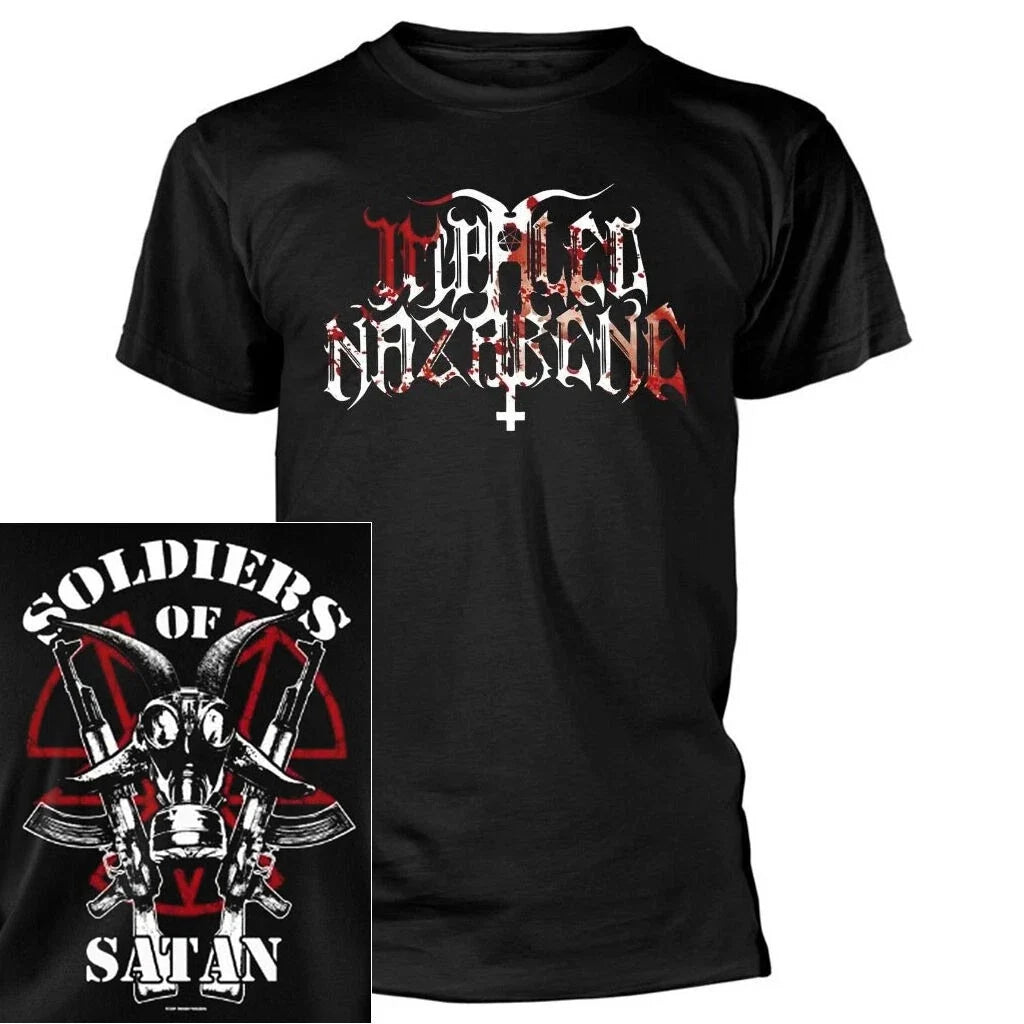 Impaled Nazarene Soldiers Of Satan Shirt S M L XL XXL Official Band T-shirt Unisex T-shirt, Sweatshirt, Hoodie, Long Sleeve Tee - T-Shirt, Sweatshirt, Hoodie
