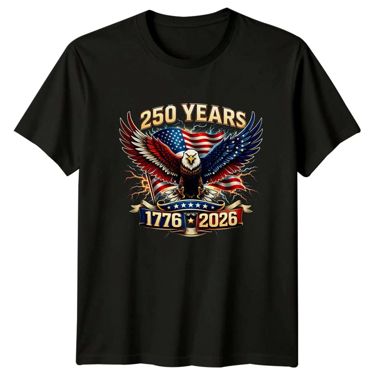 250 Years 1776 2026 T-Shirt 250th Anniversary USA Patriotic Gift For Him And Her Unisex T-shirt, Sweatshirt, Hoodie, Long Sleeve Tee - T-Shirt, Sweatshirt, Hoodie