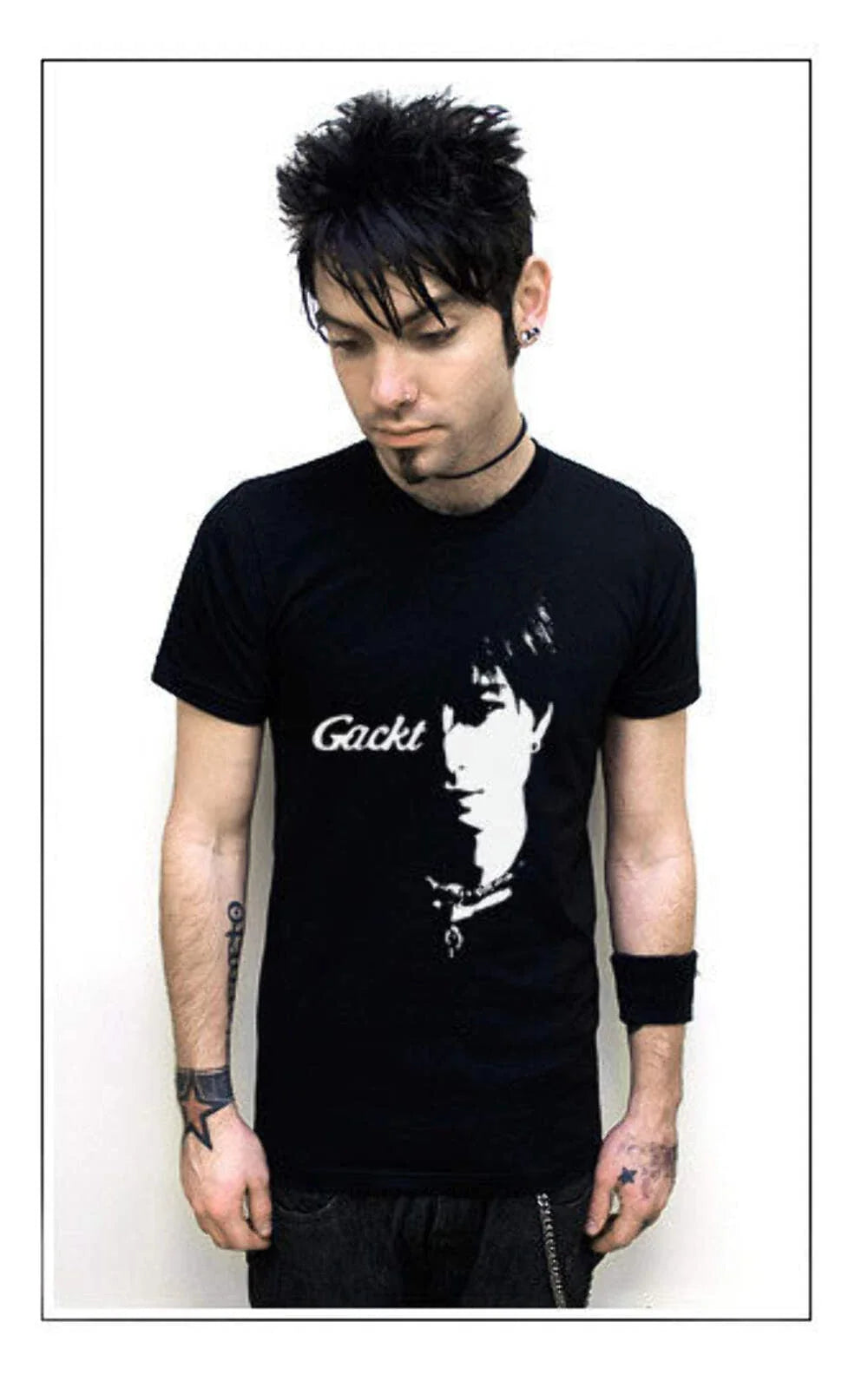 Gackt Face Malice Mizer J-Rock Japanese Band T-Shirt Unisex T-shirt, Sweatshirt, Hoodie, Long Sleeve Tee - T-Shirt, Sweatshirt, Hoodie