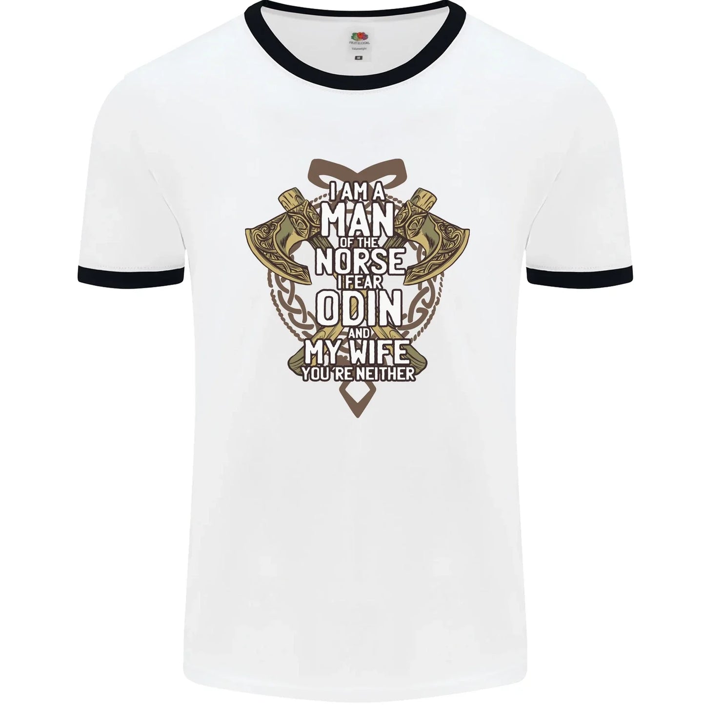 Funny Viking Wife Quote Wedding Anniversary Mens Ringer T-Shirt Unisex T-shirt, Sweatshirt, Hoodie, Long Sleeve Tee - T-Shirt, Sweatshirt, Hoodie
