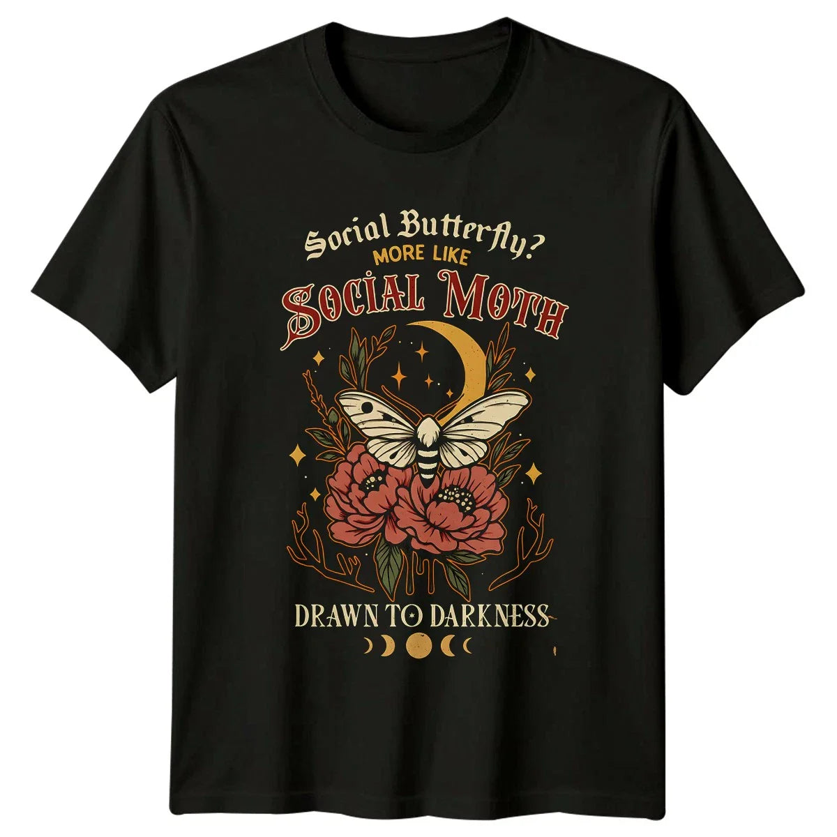 Social Butterfly More Like Social T-Shirt Dark Academia Introvert Gift For Him Unisex T-shirt, Sweatshirt, Hoodie, Long Sleeve Tee - T-Shirt, Sweatshirt, Hoodie
