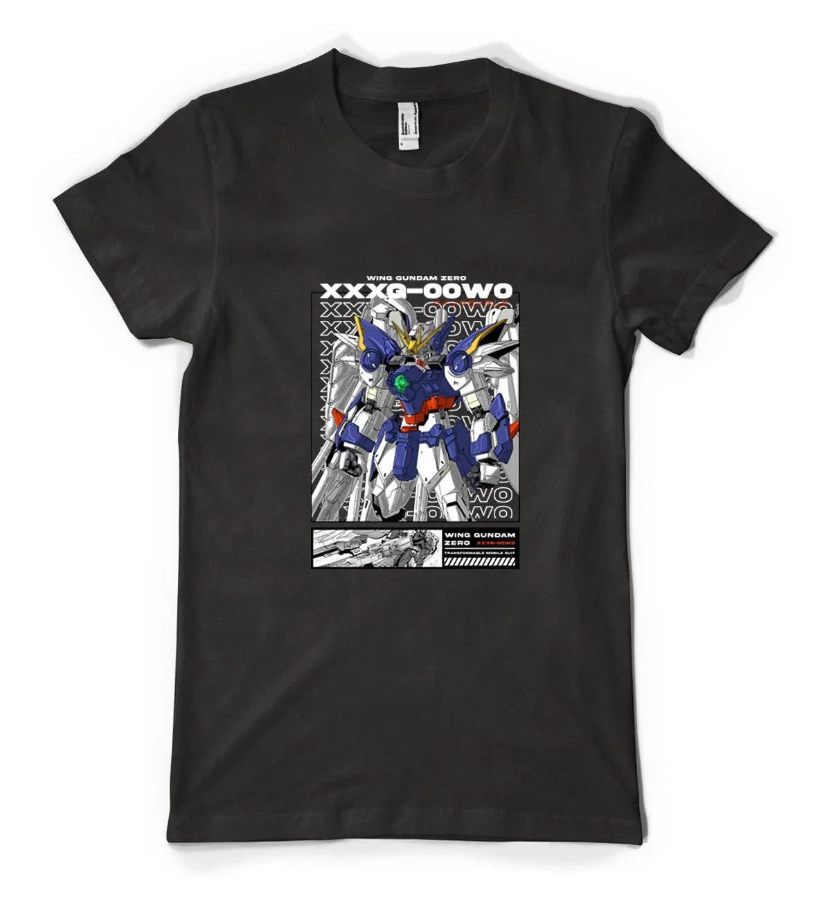 BNWT Japanese Wing Manga Robot Anime Gundam Personalised Unisex Adult T-Shirt Unisex T-shirt, Sweatshirt, Hoodie, Long Sleeve Tee - T-Shirt, Sweatshirt, Hoodie