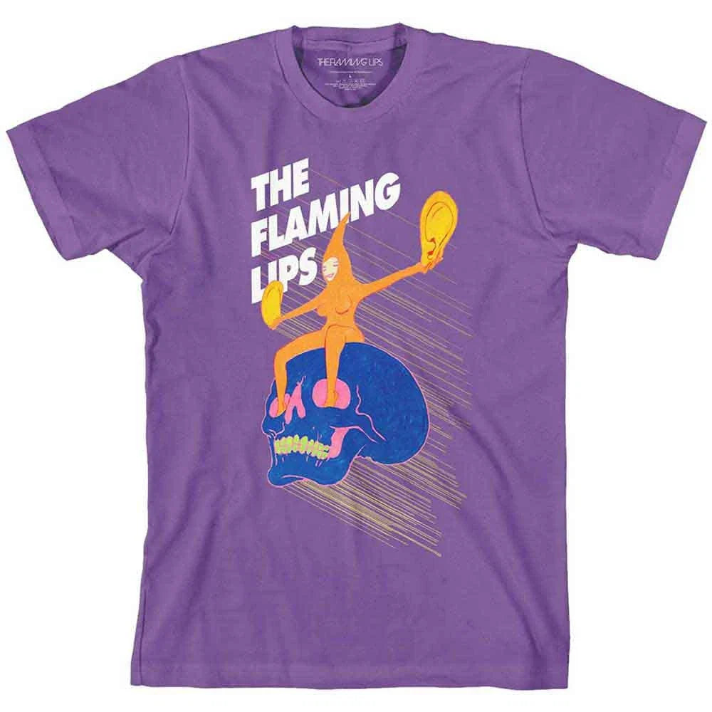 The Flaming Lips Skull Rider Official Mens T-Shirt Unisex T-shirt, Sweatshirt, Hoodie, Long Sleeve Tee - T-Shirt, Sweatshirt, Hoodie