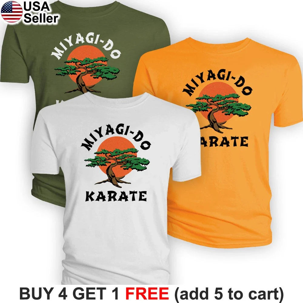 Miyagi-Do Karate T-Shirt Mr Kid Dojo 80's Retro Cobra Kai Bonsai Tree BKK02 Unisex T-shirt, Sweatshirt, Hoodie, Long Sleeve Tee - T-Shirt, Sweatshirt, Hoodie