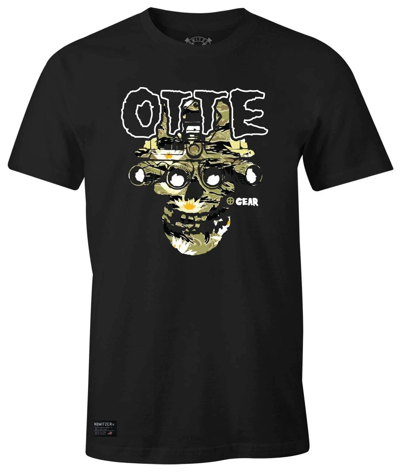 Howitzer Style Men's T-Shirt Otte Skull Military Grunt MFG Unisex T-shirt, Sweatshirt, Hoodie, Long Sleeve Tee - T-Shirt, Sweatshirt, Hoodie