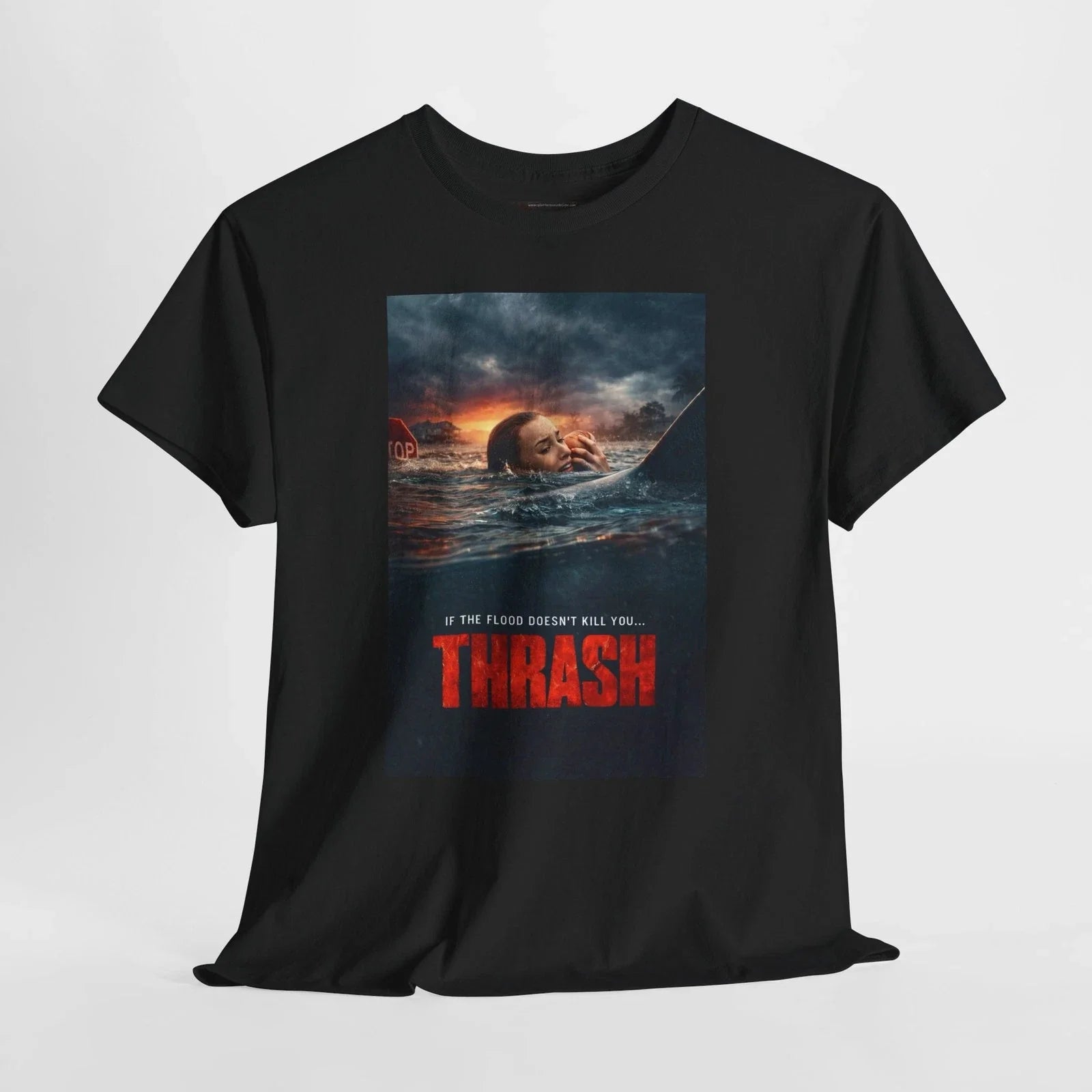 Thrash 2026 Retro Movie Poster Horror Unisex Graphic T-Shirt Unisex T-shirt, Sweatshirt, Hoodie, Long Sleeve Tee - T-Shirt, Sweatshirt, Hoodie