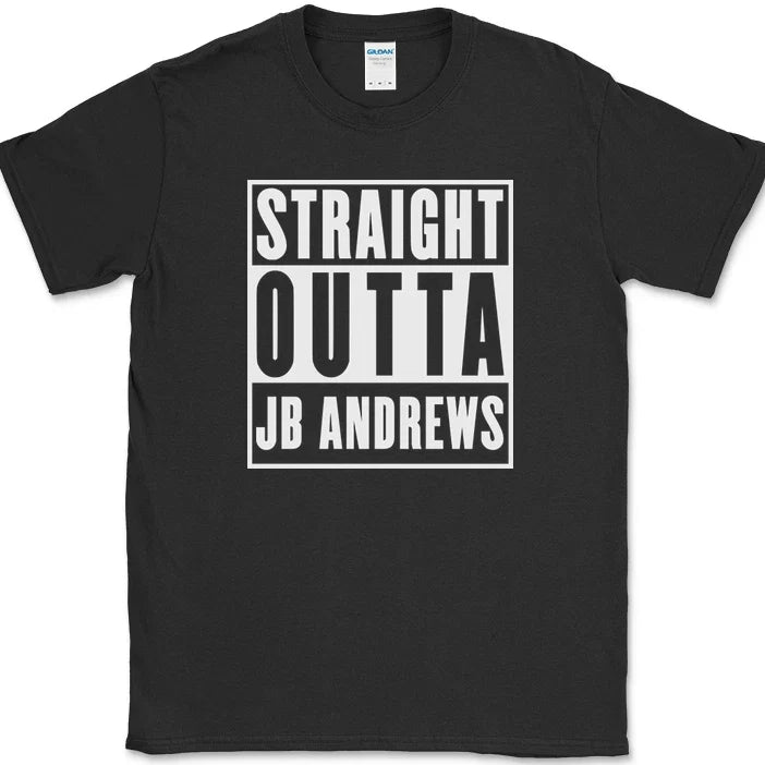 Straight Outta Joint Base Andrews T-Shirt Funny Air Force Base Military Text Tee Unisex T-shirt, Sweatshirt, Hoodie, Long Sleeve Tee - T-Shirt, Sweatshirt, Hoodie