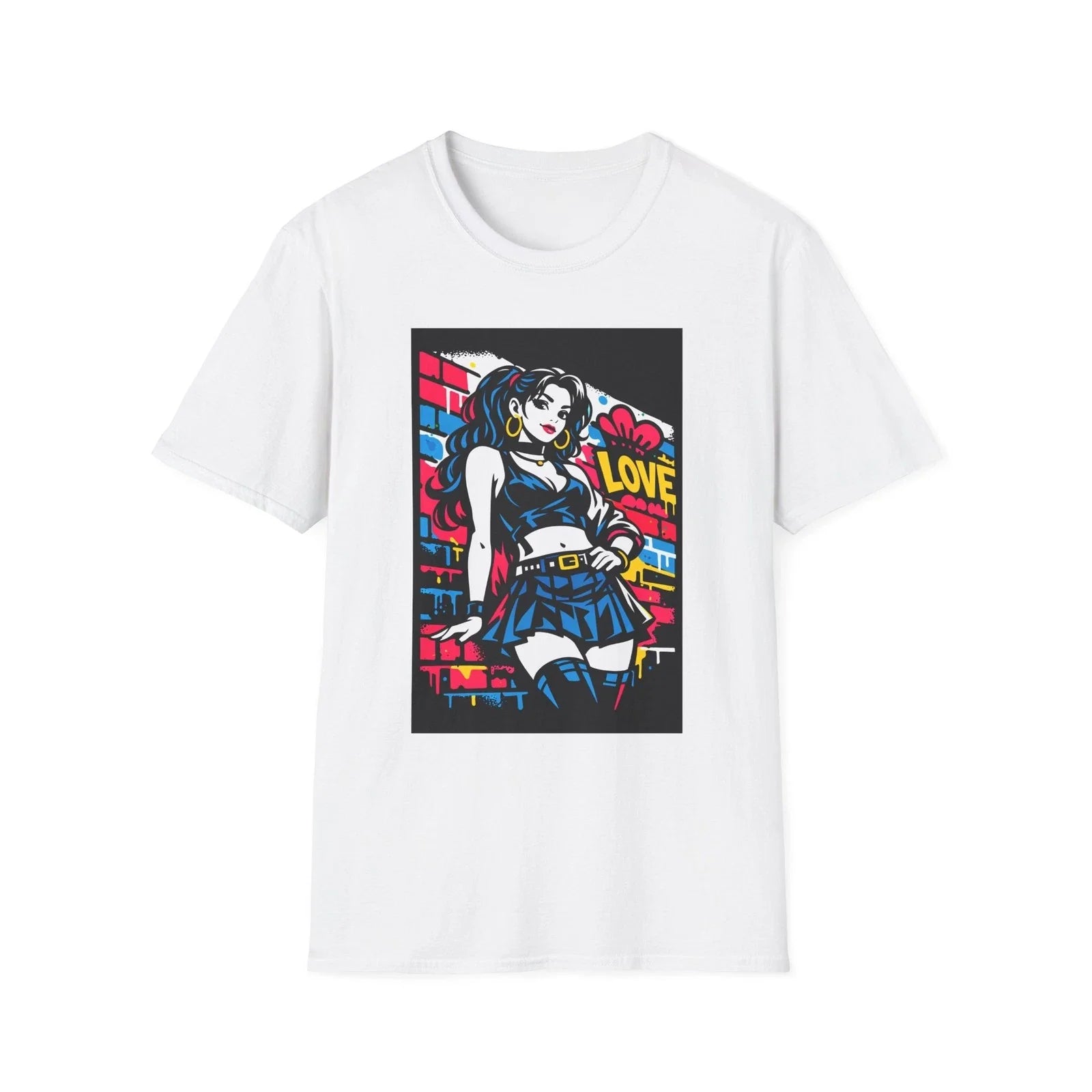 Pop Art Girl Love T-Shirt | Retro Comic Pinup Tee Unisex T-shirt, Sweatshirt, Hoodie, Long Sleeve Tee - T-Shirt, Sweatshirt, Hoodie