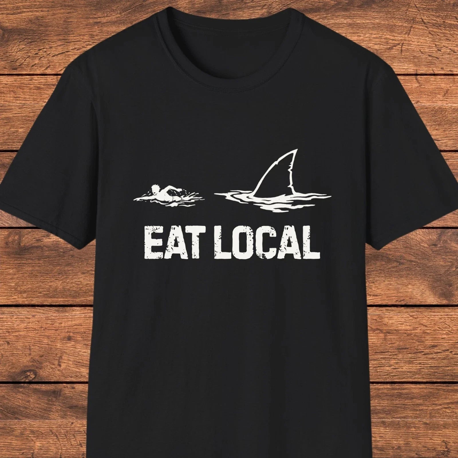 Shark Shirt, Dark Humor Graphic Tee, Funny Ocean T-Shirt, Sarcastic Beachwear Unisex T-shirt, Sweatshirt, Hoodie, Long Sleeve Tee - T-Shirt, Sweatshirt, Hoodie
