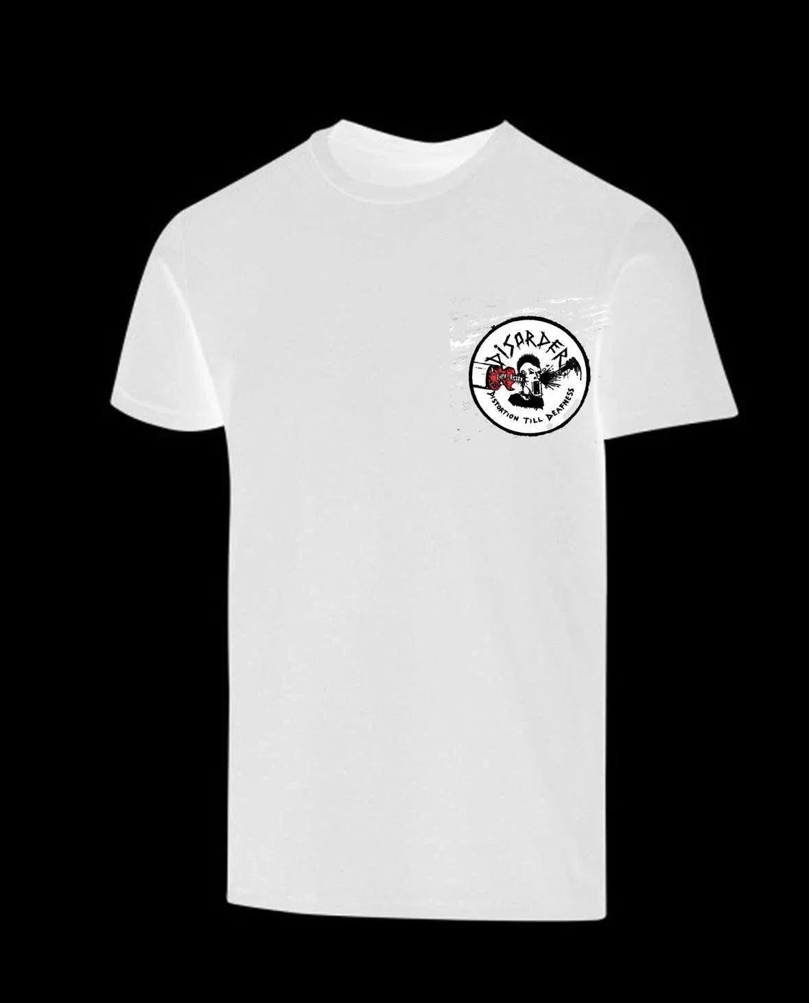 Disorder  punk T Shirt-official band merch-Size XL white. Fruit of the loom Unisex T-shirt, Sweatshirt, Hoodie, Long Sleeve Tee - T-Shirt, Sweatshirt, Hoodie