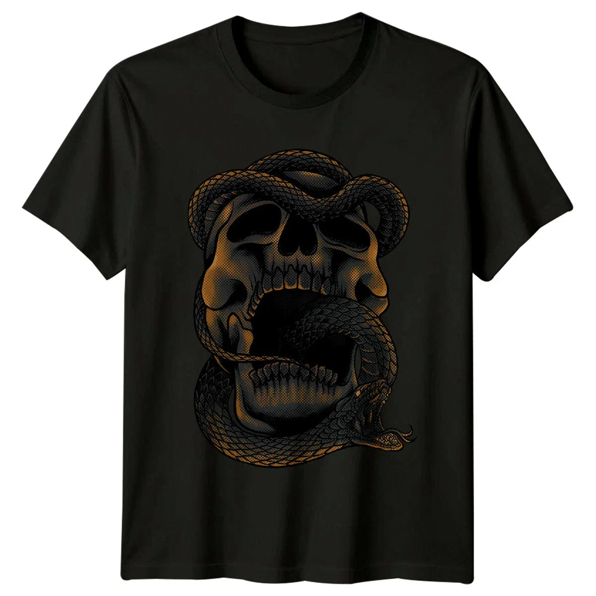 Snake Skull Gothic Graphic Mens T-Shirt Ladies Tee Unisex Top Unisex T-shirt, Sweatshirt, Hoodie, Long Sleeve Tee - T-Shirt, Sweatshirt, Hoodie