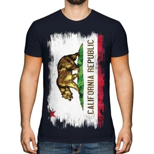 California Flag State Grunge Mens T-Shirt California T-Shirt Unisex T-shirt, Sweatshirt, Hoodie, Long Sleeve Tee - T-Shirt, Sweatshirt, Hoodie