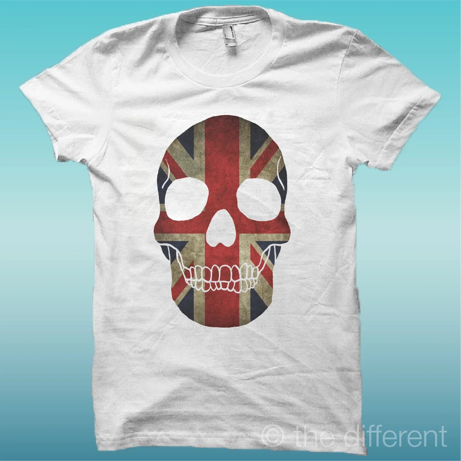 T-Shirt Skull Great Britain White The Happiness Is Have My T-Shirt New Unisex T-shirt, Sweatshirt, Hoodie, Long Sleeve Tee - T-Shirt, Sweatshirt, Hoodie