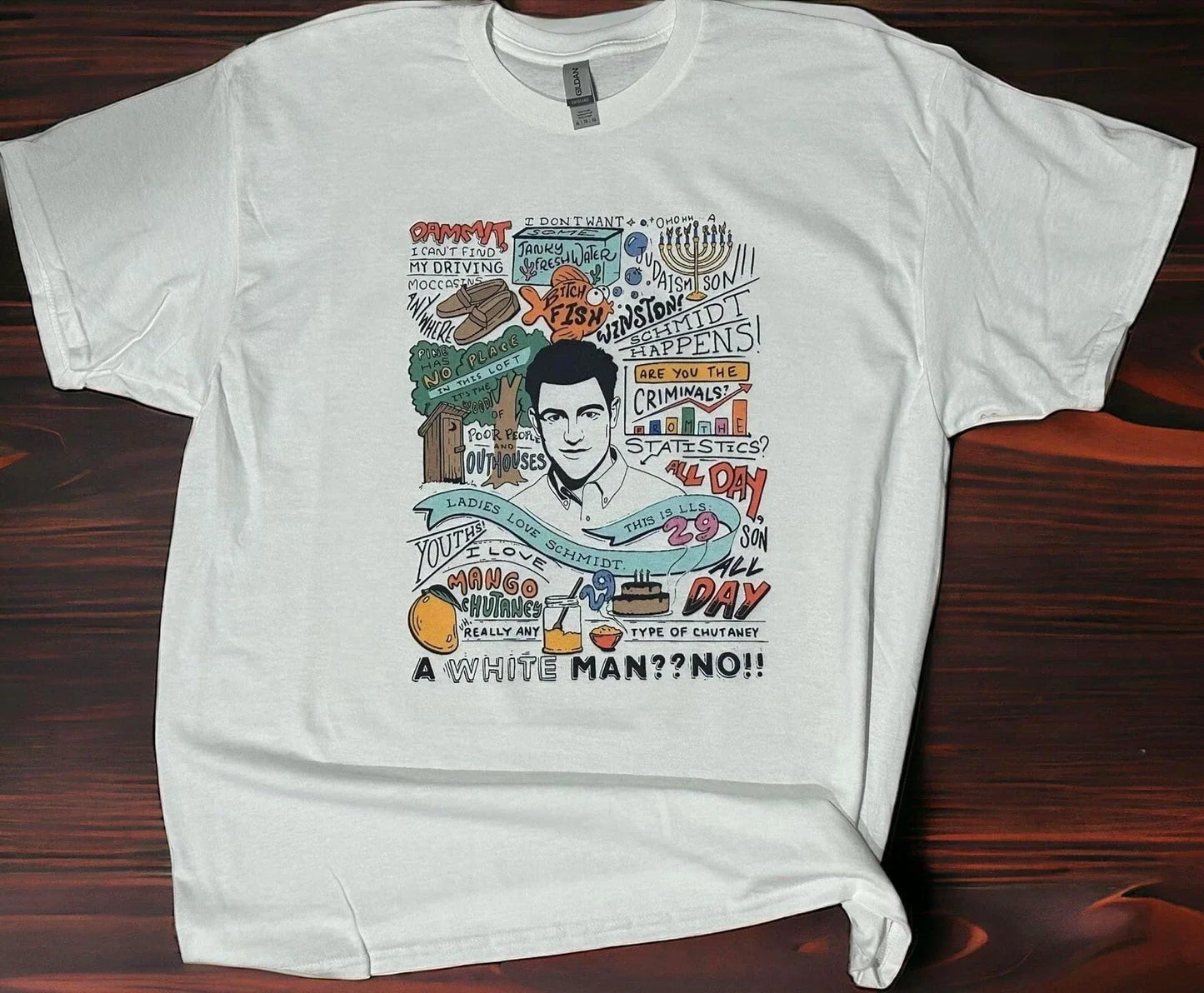Schmidt Quotes New Girl TV Show Parody Unisex  T-shirt Unisex T-shirt, Sweatshirt, Hoodie, Long Sleeve Tee - T-Shirt, Sweatshirt, Hoodie