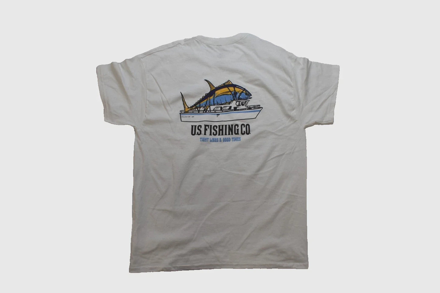 U.S. Fishing Co. Mens Tight Lines And Good Times White Shirt New S-3XL Unisex T-shirt, Sweatshirt, Hoodie, Long Sleeve Tee - T-Shirt, Sweatshirt, Hoodie