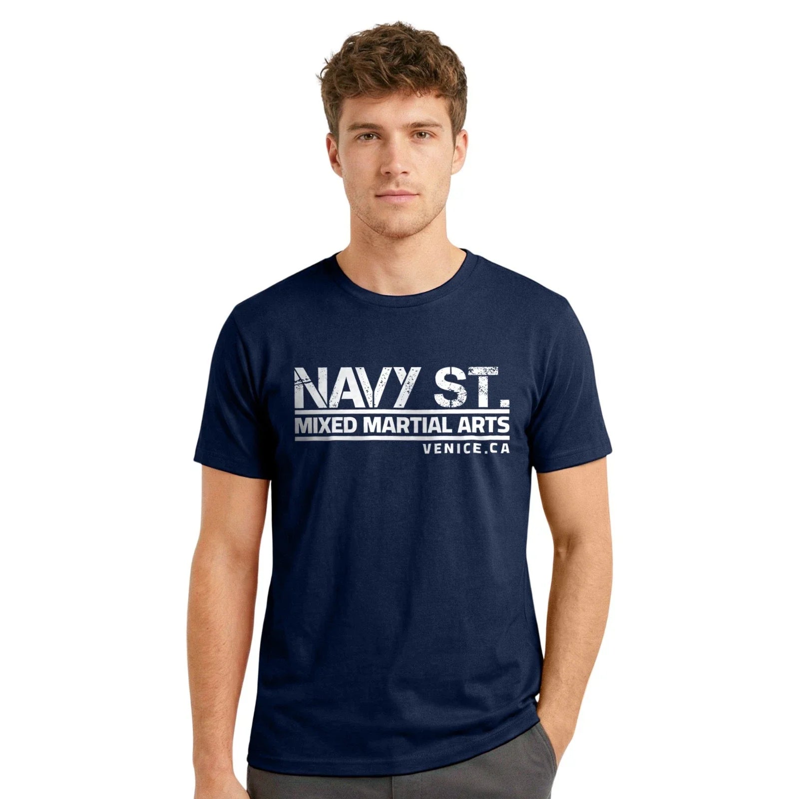 Navy St MMA Gym Training Casual Organic Cotton Kingdom T-Shirt Unisex T-shirt, Sweatshirt, Hoodie, Long Sleeve Tee - T-Shirt, Sweatshirt, Hoodie