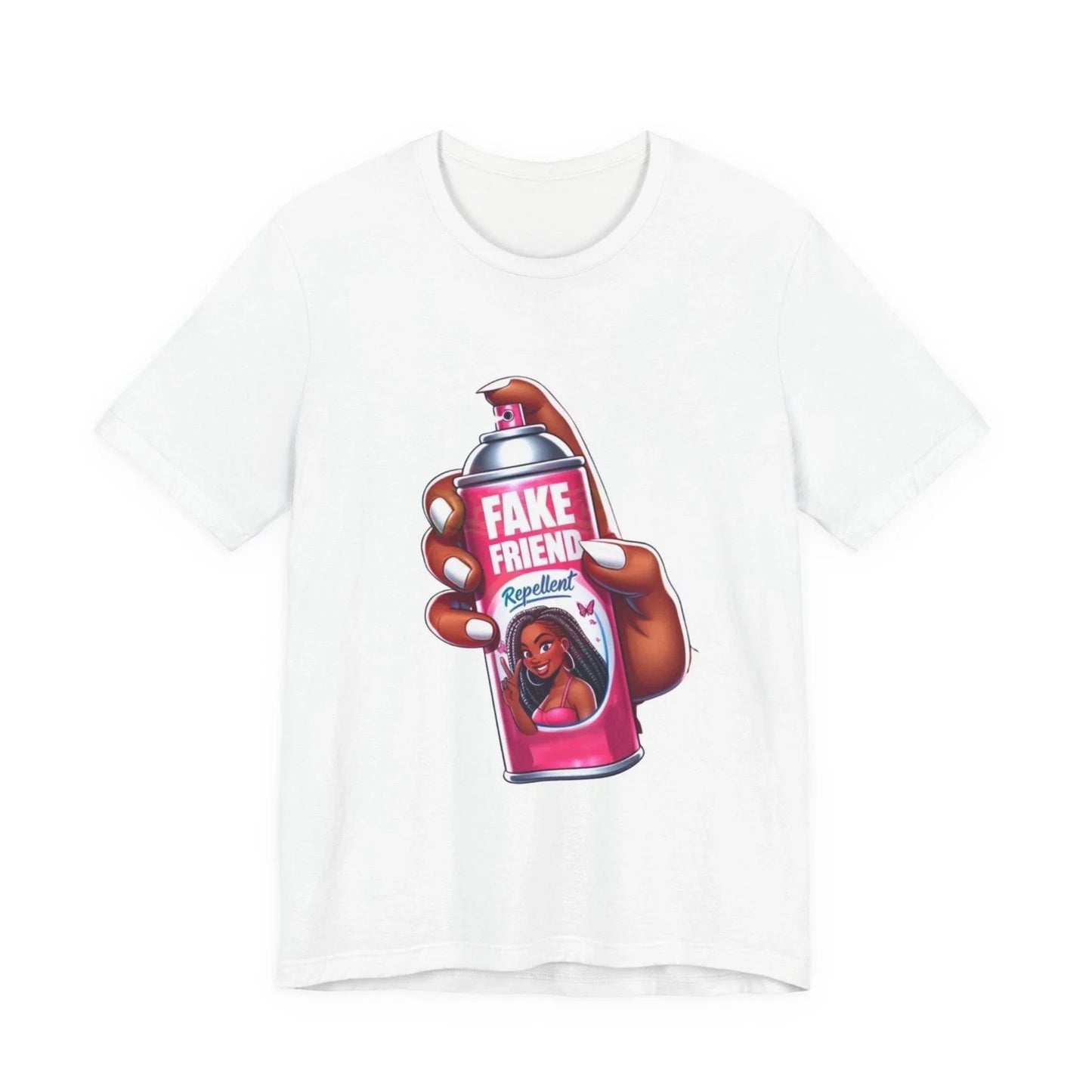 Fake Friend Spray T-Shirt | Illustration, Sassy Pop Art Unisex T-shirt, Sweatshirt, Hoodie, Long Sleeve Tee - T-Shirt, Sweatshirt, Hoodie