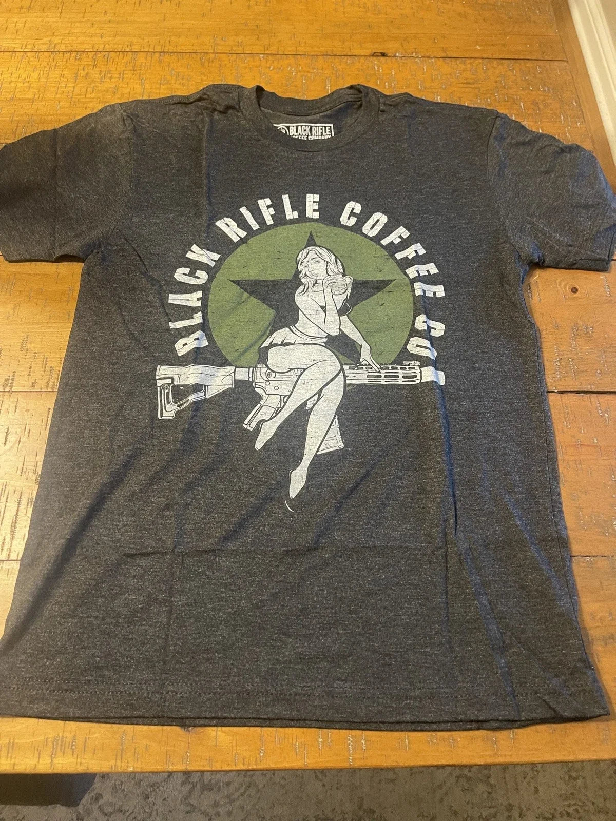 Black Rifle Coffee Company Bomber Girl T Shirt Black Size Small New Unisex T-shirt, Sweatshirt, Hoodie, Long Sleeve Tee - T-Shirt, Sweatshirt, Hoodie