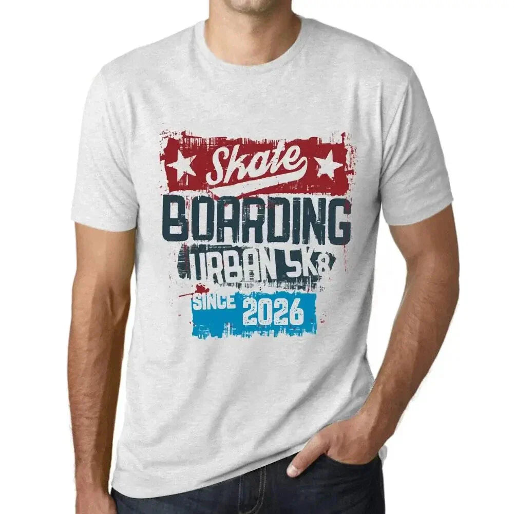 Men's Graphic T-Shirt Urban Skateboard Since 2026 Eco-Friendly Limited Edition Unisex T-shirt, Sweatshirt, Hoodie, Long Sleeve Tee - T-Shirt, Sweatshirt, Hoodie