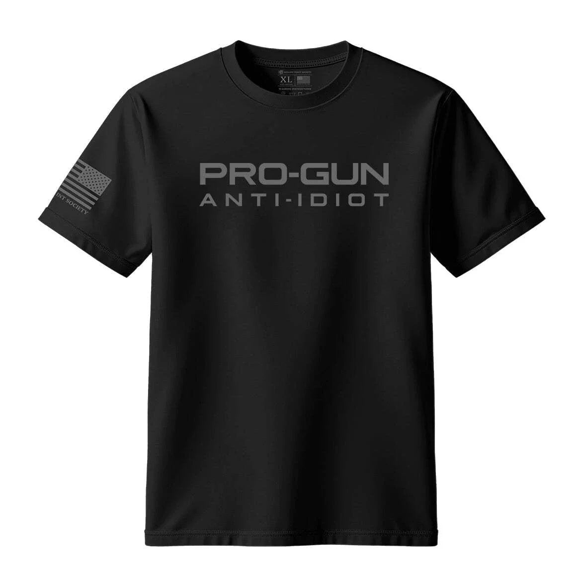 Pro Gun - Anti Idiot 2A Patriotic Men's Cotton T-Shirt Unisex T-shirt, Sweatshirt, Hoodie, Long Sleeve Tee - T-Shirt, Sweatshirt, Hoodie