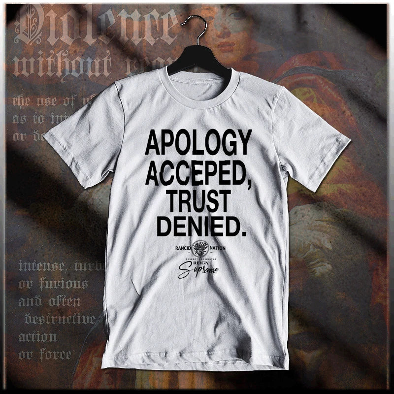 Gangster T-shirt, Mobster Hustle Dope Urban Hip Hop Thug Apology Quote tee Unisex T-shirt, Sweatshirt, Hoodie, Long Sleeve Tee - T-Shirt, Sweatshirt, Hoodie