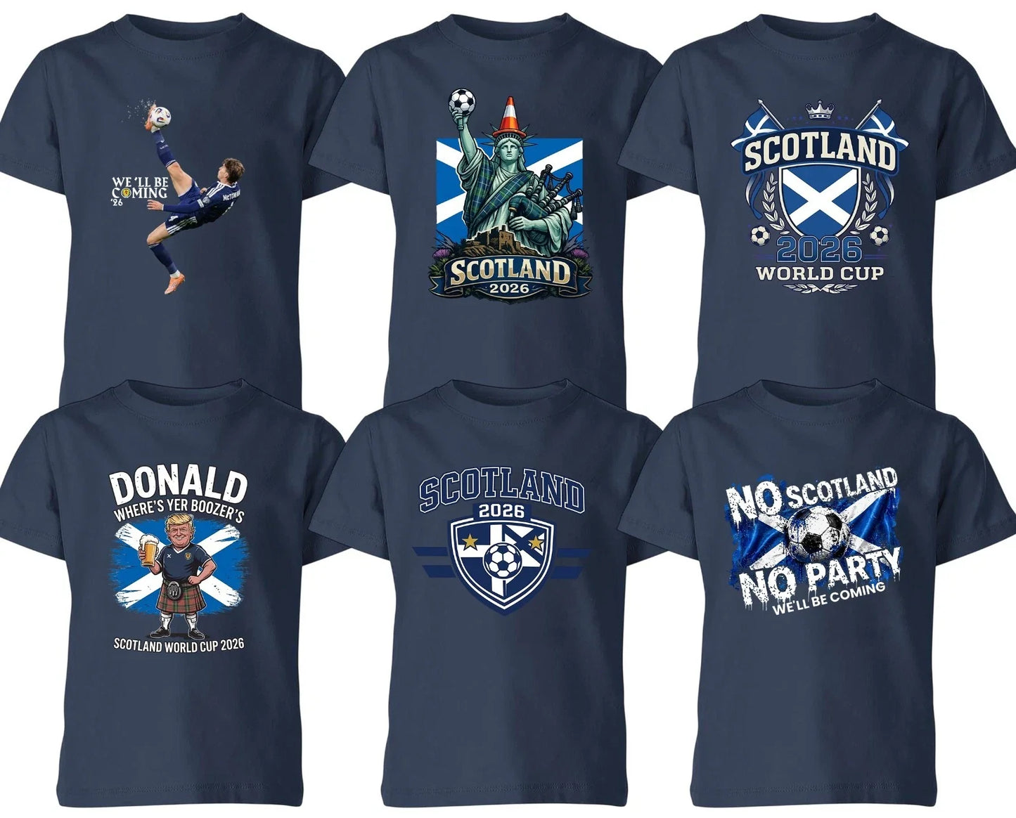 Scotland World Cup 2026 Football Fan Men Unisex Kids T Shirt Scottish Soccer Tee Unisex T-shirt, Sweatshirt, Hoodie, Long Sleeve Tee - T-Shirt, Sweatshirt, Hoodie
