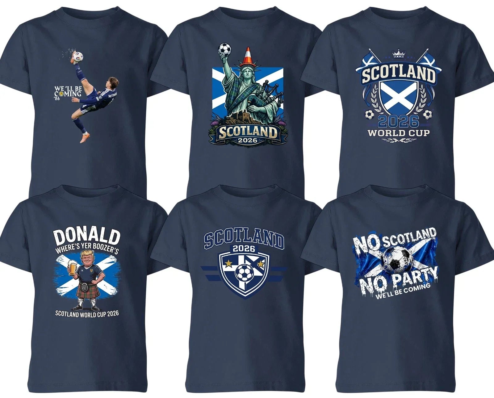 Scotland World Cup 2026 Football Fan Men Unisex Kids T Shirt Scottish Soccer Tee Unisex T-shirt, Sweatshirt, Hoodie, Long Sleeve Tee - T-Shirt, Sweatshirt, Hoodie