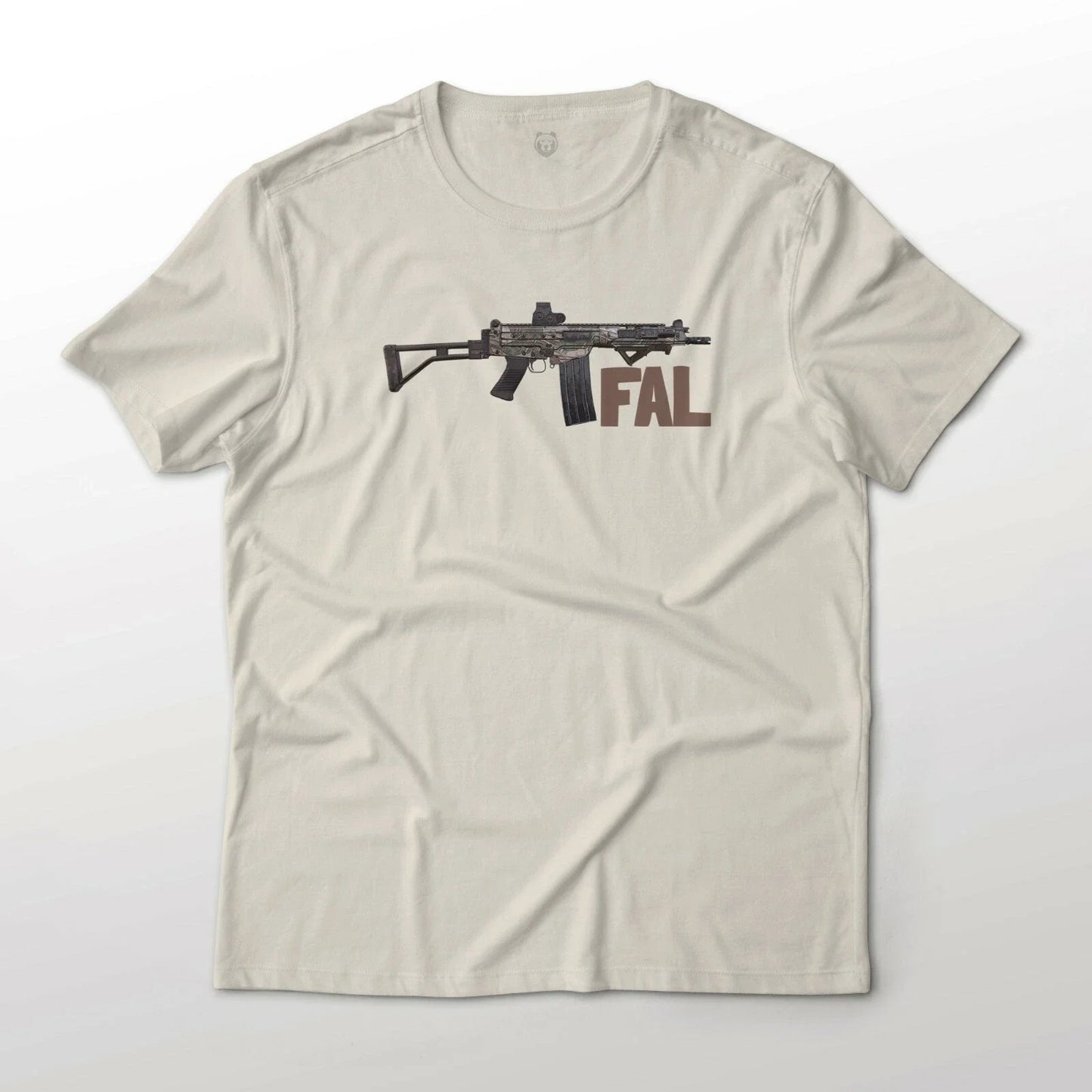 FAL Battle Rifle Para Carbine, Brushstroke Camouflage Gun Art Graphic T-Shirt Unisex T-shirt, Sweatshirt, Hoodie, Long Sleeve Tee - T-Shirt, Sweatshirt, Hoodie