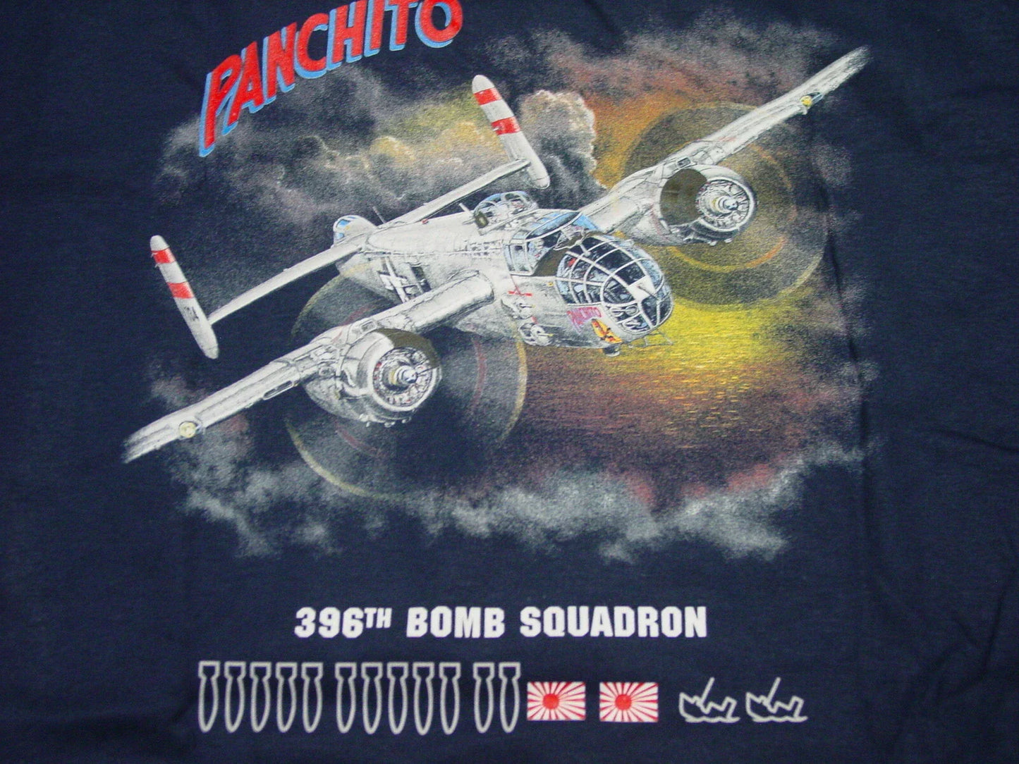 B-25 Panchito Bomber NAA T Shirt Aviation Airshow Nose Art Unisex T-shirt, Sweatshirt, Hoodie, Long Sleeve Tee - T-Shirt, Sweatshirt, Hoodie