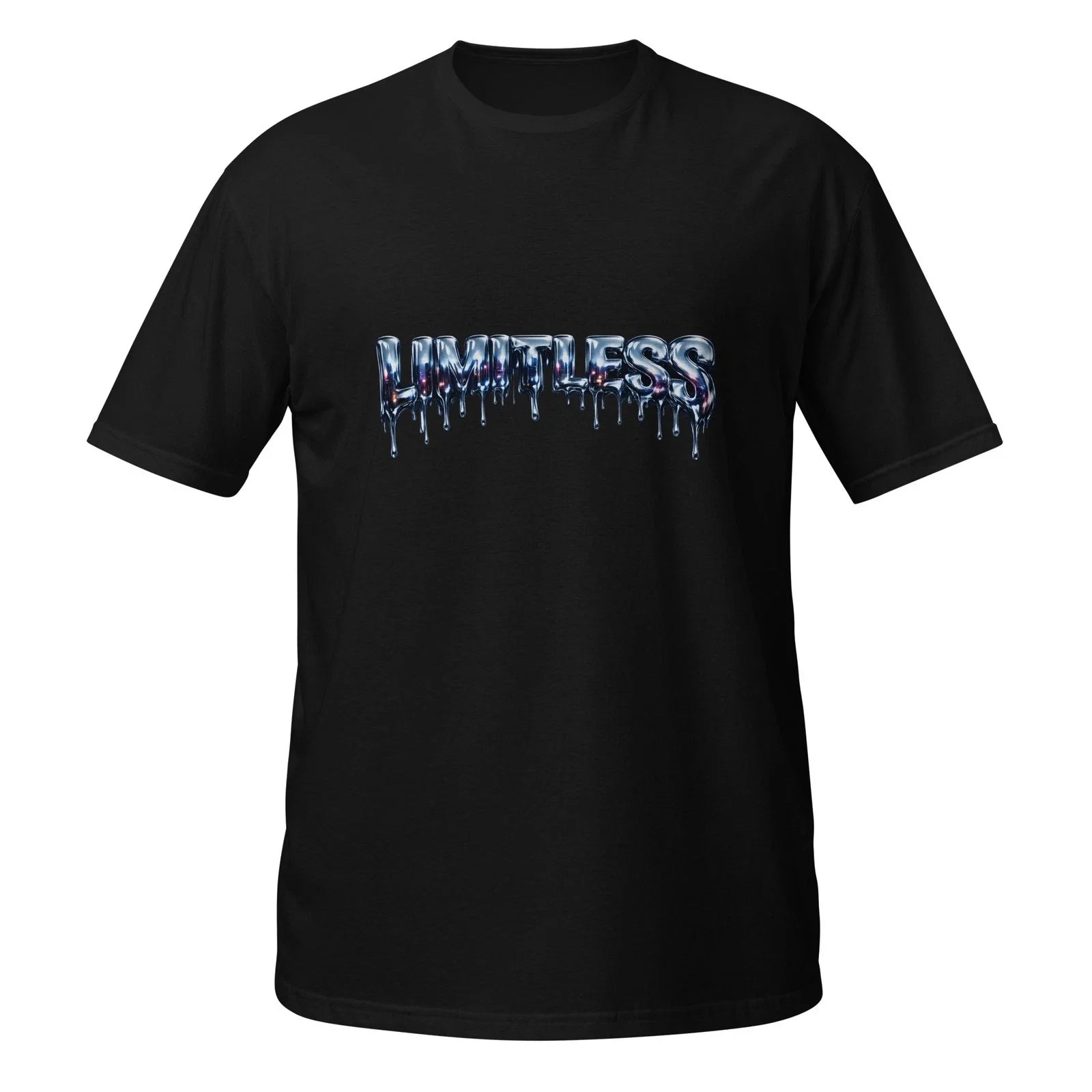 Limitless Chrome Liquid Metal Y2K Streetwear Graphic T Shirt Futuristic Unisex T-shirt, Sweatshirt, Hoodie, Long Sleeve Tee - T-Shirt, Sweatshirt, Hoodie