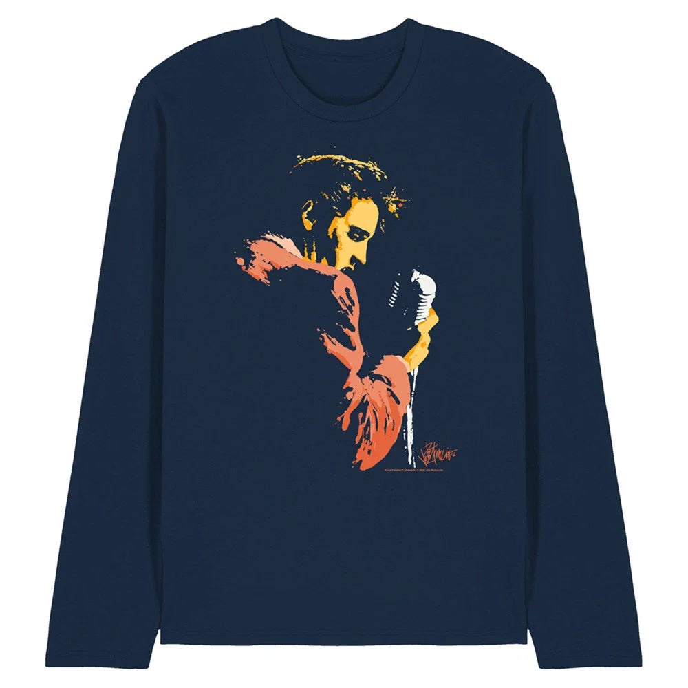 Elvis Presley Early Elvis Unisex Long Sleeve T-Shirt S-2XL, Navy Unisex T-shirt, Sweatshirt, Hoodie, Long Sleeve Tee - T-Shirt, Sweatshirt, Hoodie