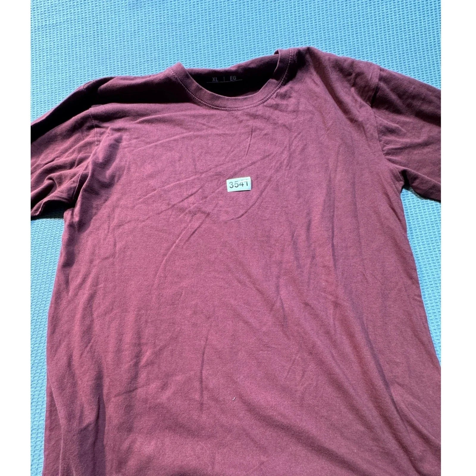 Short Sleeve T-Shirt Mens XL Maroon Burgundy Unisex T-shirt, Sweatshirt, Hoodie, Long Sleeve Tee - T-Shirt, Sweatshirt, Hoodie