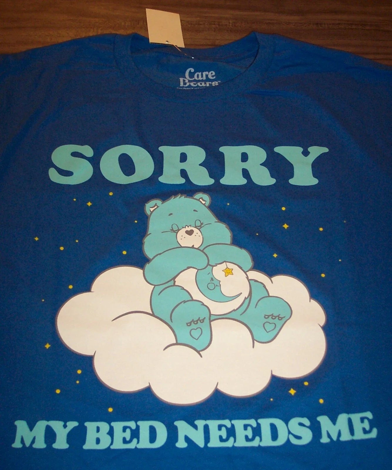 CARE BEARS BEDTIME BEAR My Bed Needs Me T-shirt MENS LARGE NEW Care Bear 80's Unisex T-shirt, Sweatshirt, Hoodie, Long Sleeve Tee - T-Shirt, Sweatshirt, Hoodie