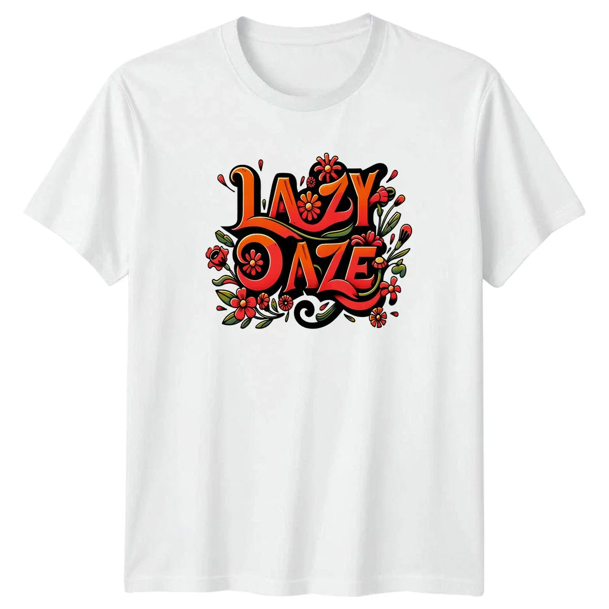 Lazy Daze T-Shirt Boho Floral Lifestyle Birthday Gift For Him And Her Unisex T-shirt, Sweatshirt, Hoodie, Long Sleeve Tee - T-Shirt, Sweatshirt, Hoodie