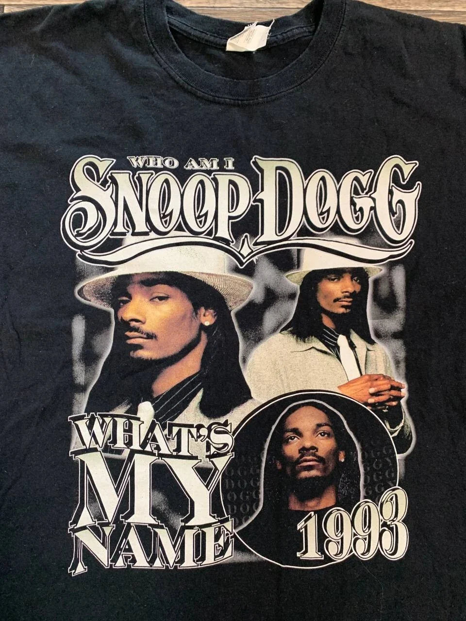 snoop dogg black t-shirt 1993 Y2K size L Unisex T-shirt, Sweatshirt, Hoodie, Long Sleeve Tee - T-Shirt, Sweatshirt, Hoodie