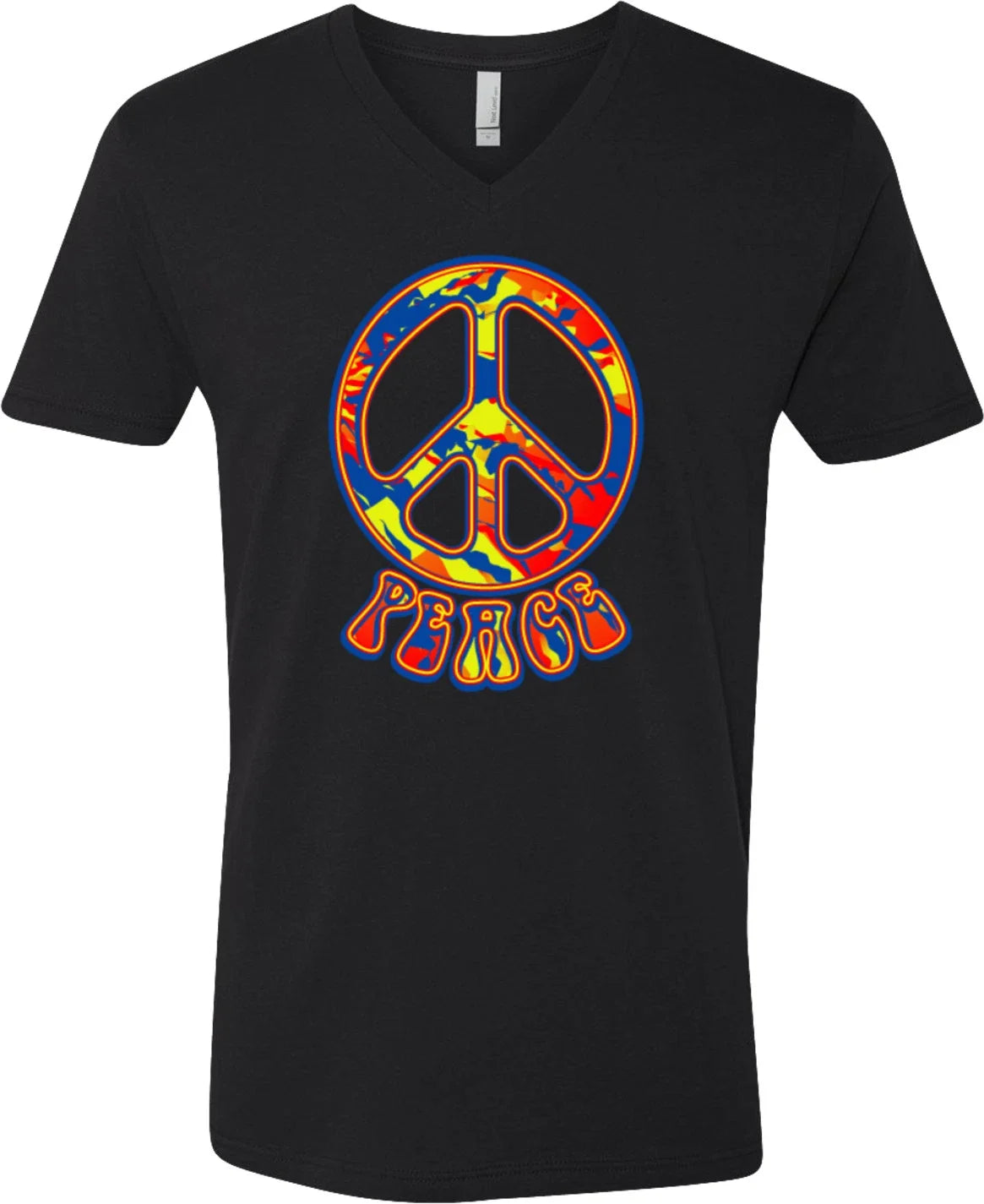 Buy Cool Shirts Peace T-shirt Funky 70's Peace V-Neck Unisex T-shirt, Sweatshirt, Hoodie, Long Sleeve Tee - T-Shirt, Sweatshirt, Hoodie