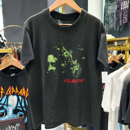 2004 Saw Classic T-Shirt Black M Unisex T-shirt, Sweatshirt, Hoodie, Long Sleeve Tee - T-Shirt, Sweatshirt, Hoodie