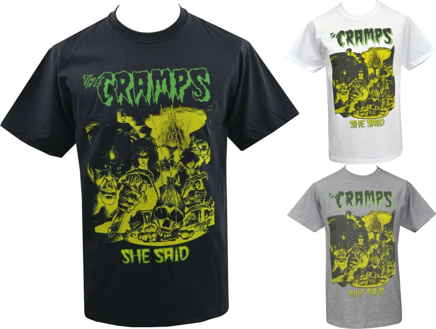 The Cramps Mens PSYCHOBILLY T-Shirt She Said Hasil Adkins Garage Punk Lux 80's Unisex T-shirt, Sweatshirt, Hoodie, Long Sleeve Tee - T-Shirt, Sweatshirt, Hoodie