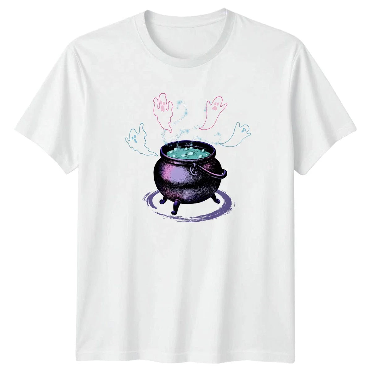 Cute Pastel Goth Cauldron Brew T-Shirt Kawaii Goth Halloween Halloween Gift Unisex T-shirt, Sweatshirt, Hoodie, Long Sleeve Tee - T-Shirt, Sweatshirt, Hoodie