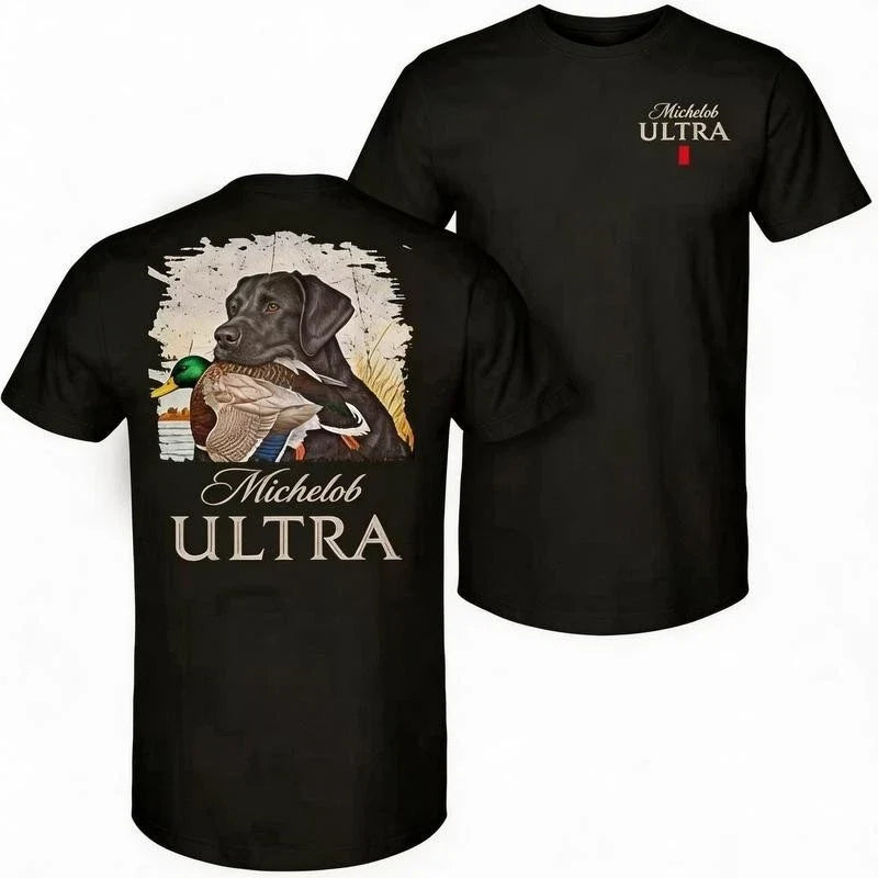ClearWaterLIGHT Duck Hunting Lab T-Shirt | The Ultimate Gift for Beer & Hunting Unisex T-shirt, Sweatshirt, Hoodie, Long Sleeve Tee - T-Shirt, Sweatshirt, Hoodie