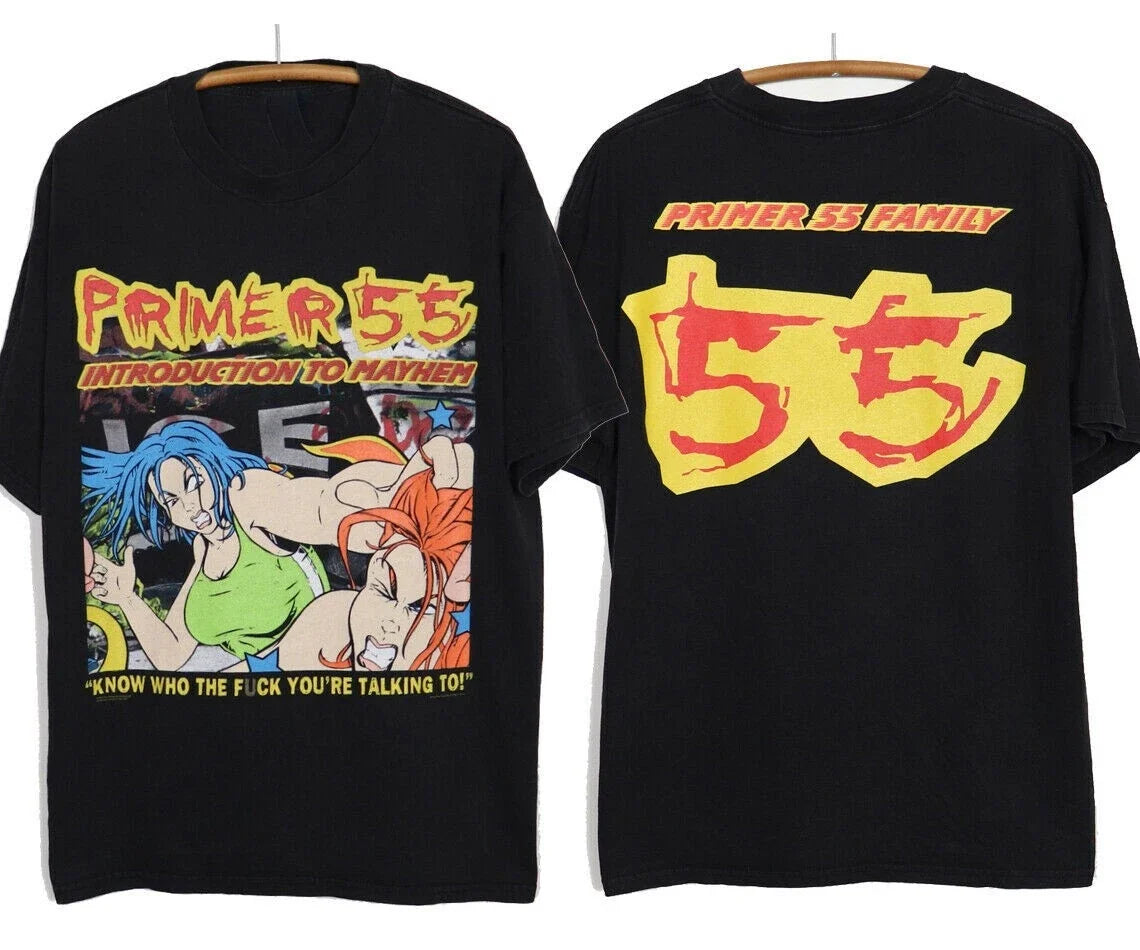 Vintage T-shirt 2000 for Fan Primer 55-Double-Sided shirt Unisex T-shirt, Sweatshirt, Hoodie, Long Sleeve Tee - T-Shirt, Sweatshirt, Hoodie
