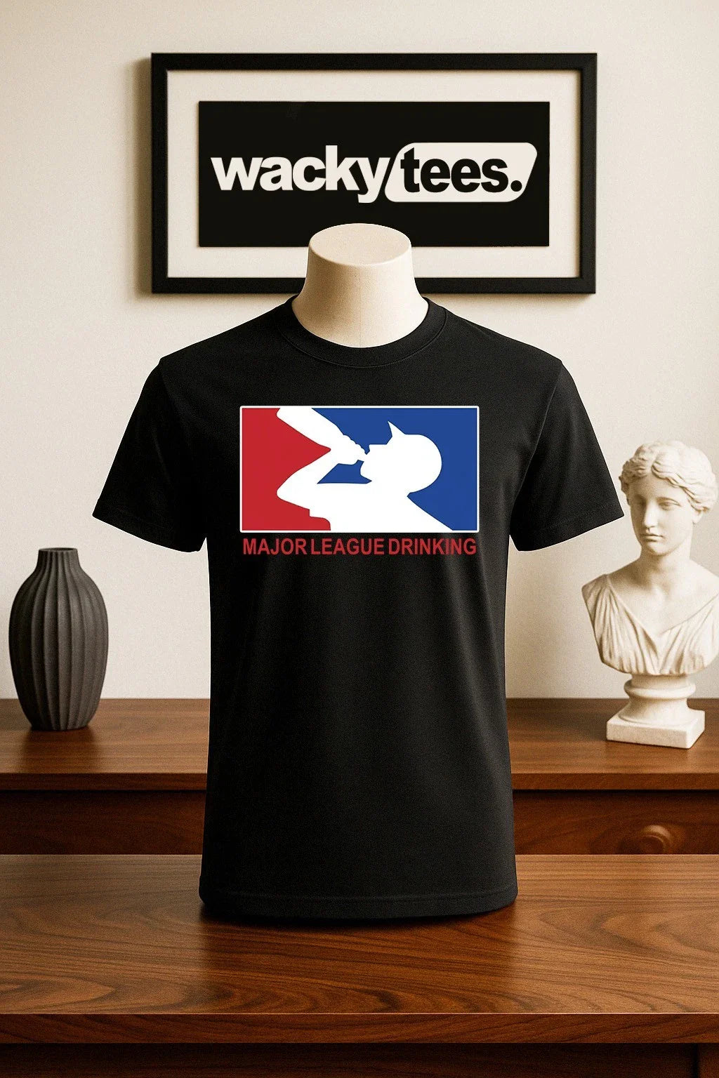 Major League Drinking Baseball Drinker Funny Style Graphic Tee Shirt Unisex T-shirt, Sweatshirt, Hoodie, Long Sleeve Tee - T-Shirt, Sweatshirt, Hoodie