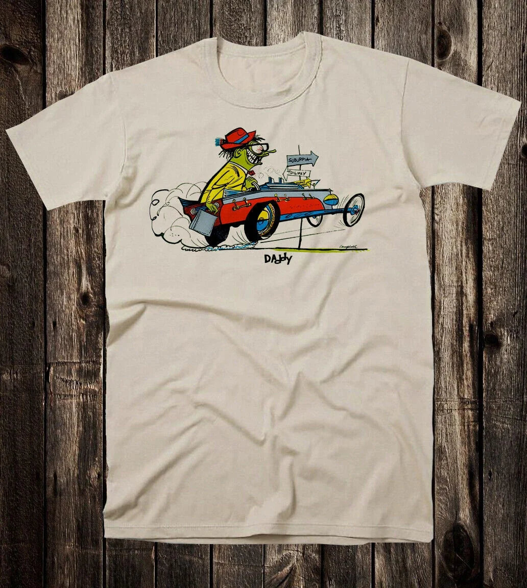 Retro Tee T Shirt Hot Rod Drag Race Racing Weird Oh Weirdo Daddy Unisex T-shirt, Sweatshirt, Hoodie, Long Sleeve Tee - T-Shirt, Sweatshirt, Hoodie