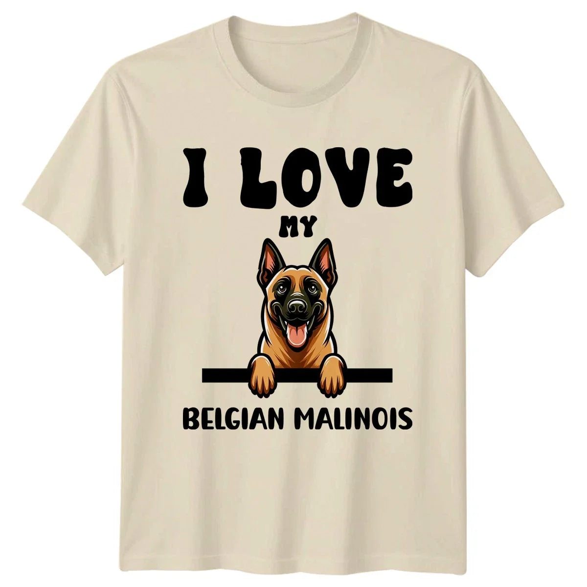 I Love My Belgian Malinois T-Shirt Dog Owner Birthday Gift For Him And Her Unisex T-shirt, Sweatshirt, Hoodie, Long Sleeve Tee - T-Shirt, Sweatshirt, Hoodie