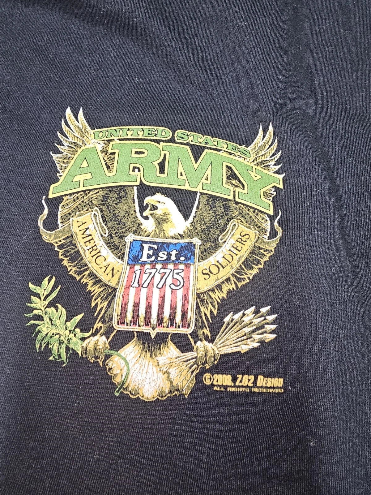 US Army Vintage 2000sGraphic Shirt Size XL Fade Eagle Military Y2K Unisex T-shirt, Sweatshirt, Hoodie, Long Sleeve Tee - T-Shirt, Sweatshirt, Hoodie