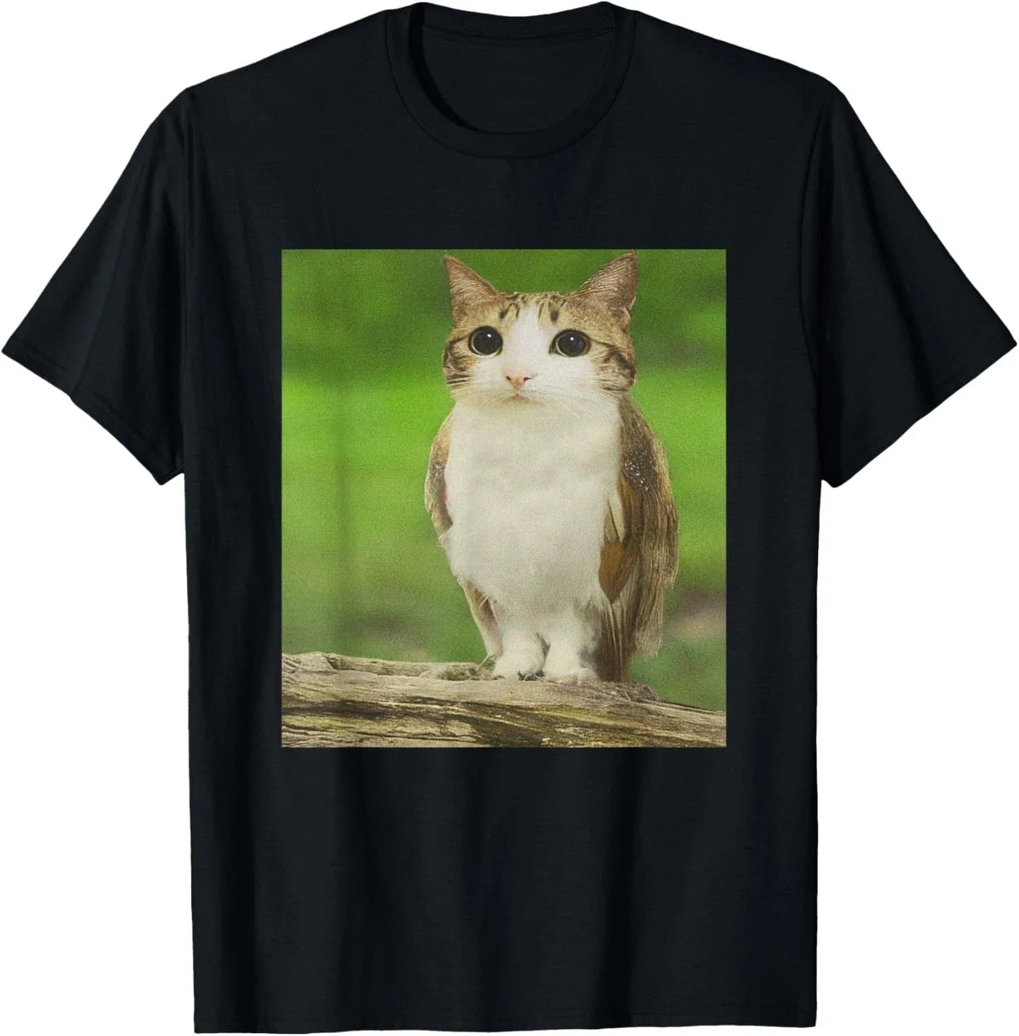 Meowl Cat Owl Funny Cursed Internet Trendy Meme T-Shirt unisex T-Shirt Unisex T-shirt, Sweatshirt, Hoodie, Long Sleeve Tee - T-Shirt, Sweatshirt, Hoodie