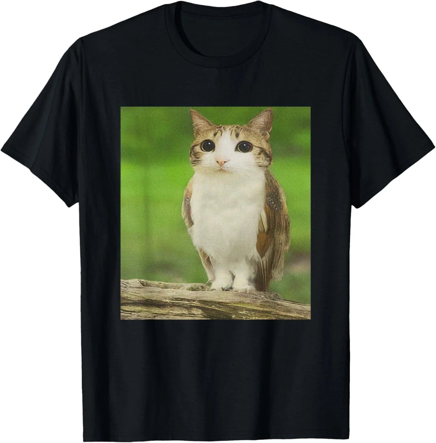 Meowl Cat Owl Funny Cursed Internet Trendy Meme T-Shirt unisex T-Shirt Unisex T-shirt, Sweatshirt, Hoodie, Long Sleeve Tee - T-Shirt, Sweatshirt, Hoodie